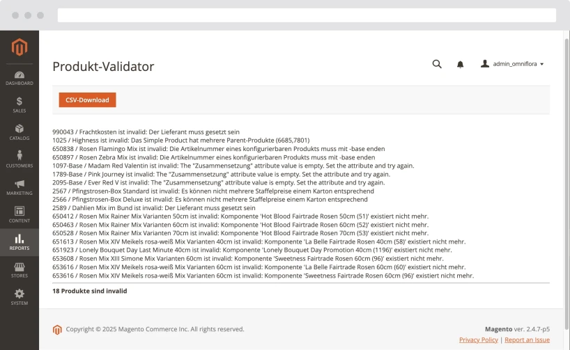 Produkt-Validator