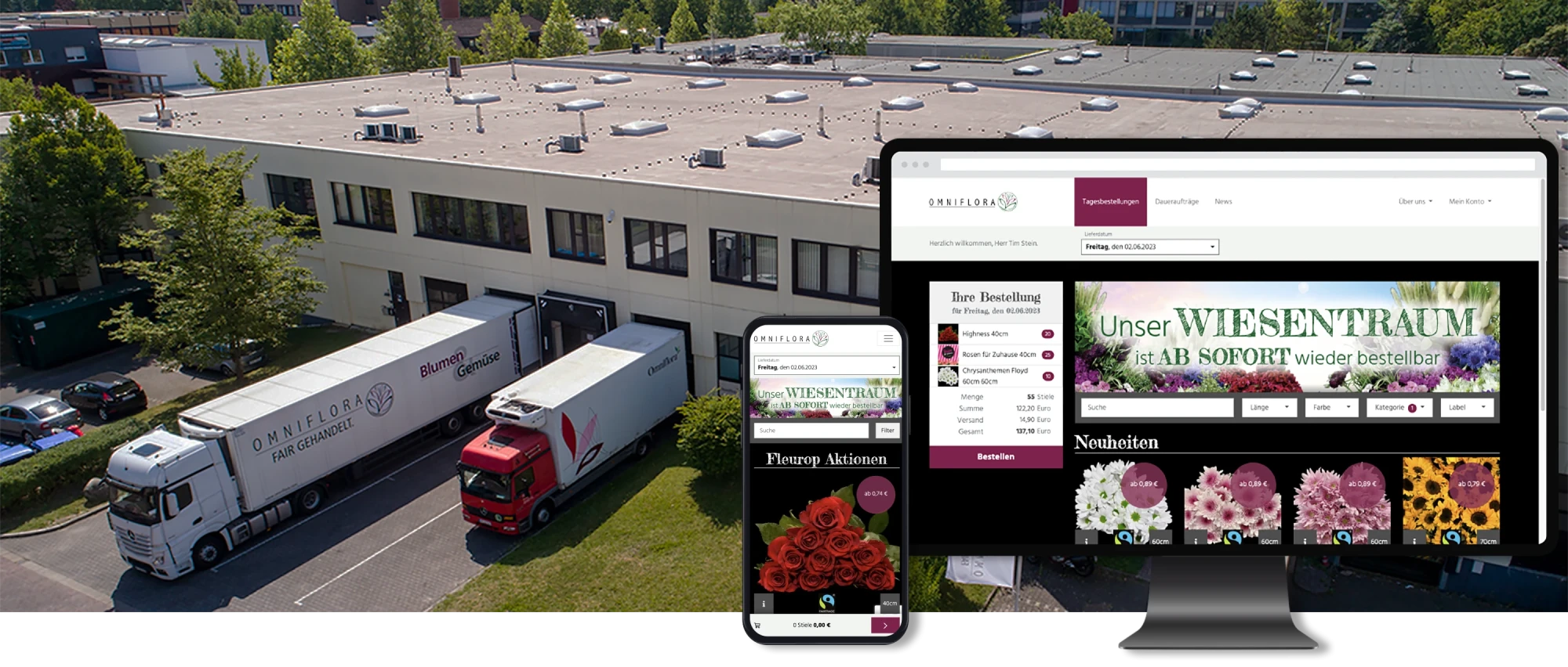 Referenzkunde Omniflora - Magento Entwicklung