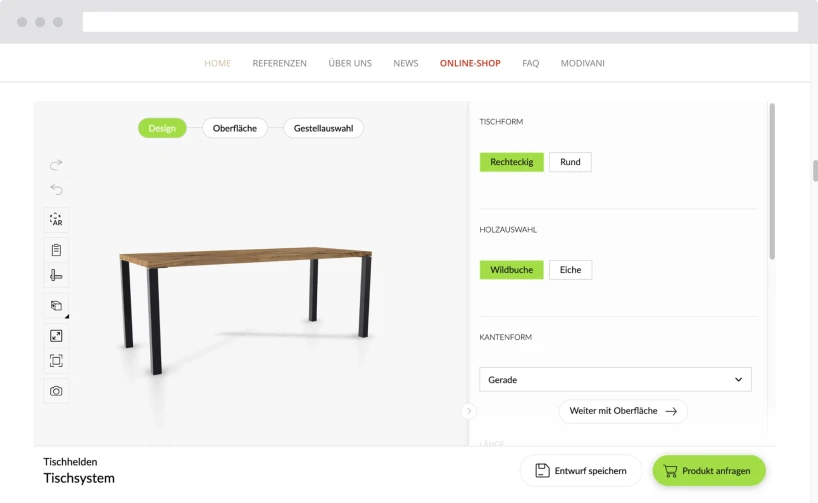 Integration des Roomle-Konfigurators als individuelles WordPress-Plugin