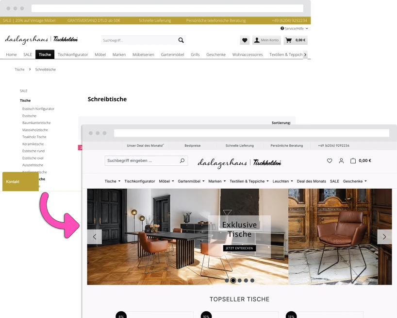 daslagerhaus shop-upgrade